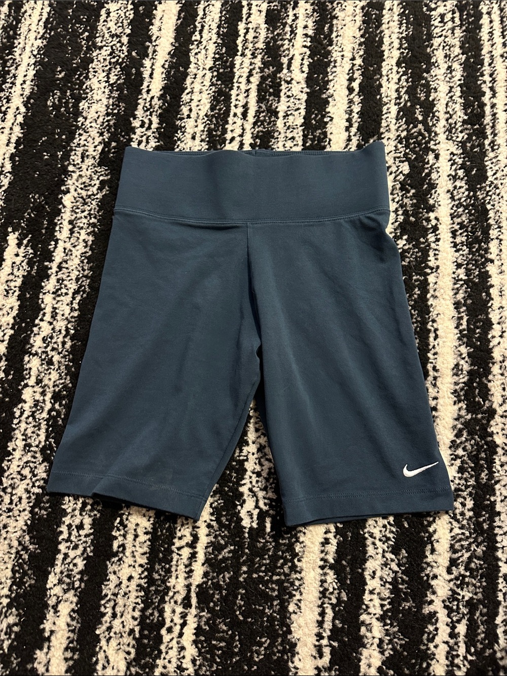 Nike Women's Navy Blue Biker Shorts